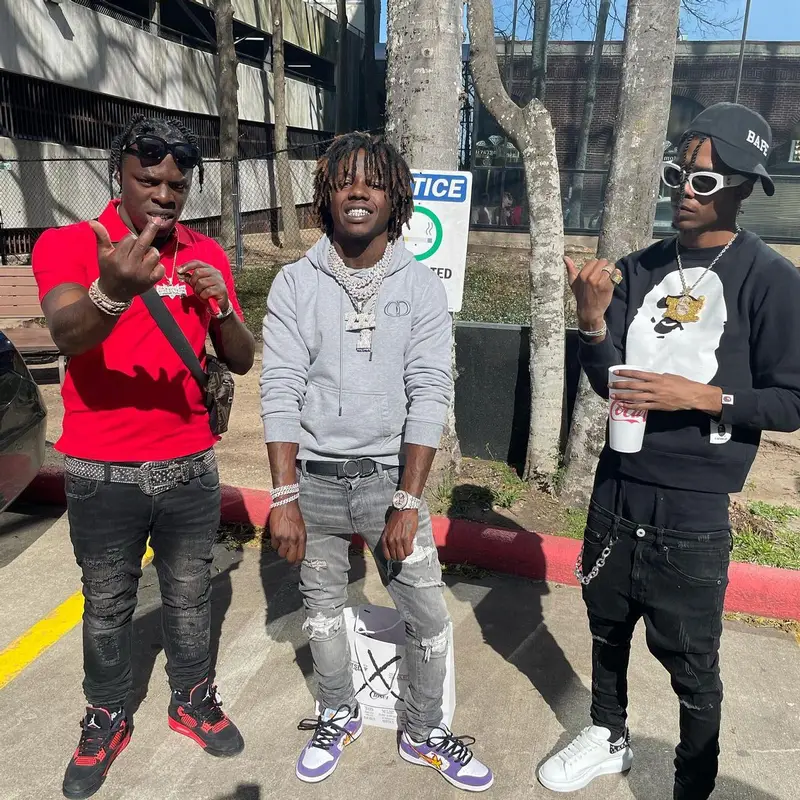 Jackboy outfit in Dior, Amiri, and Playboy, 2022