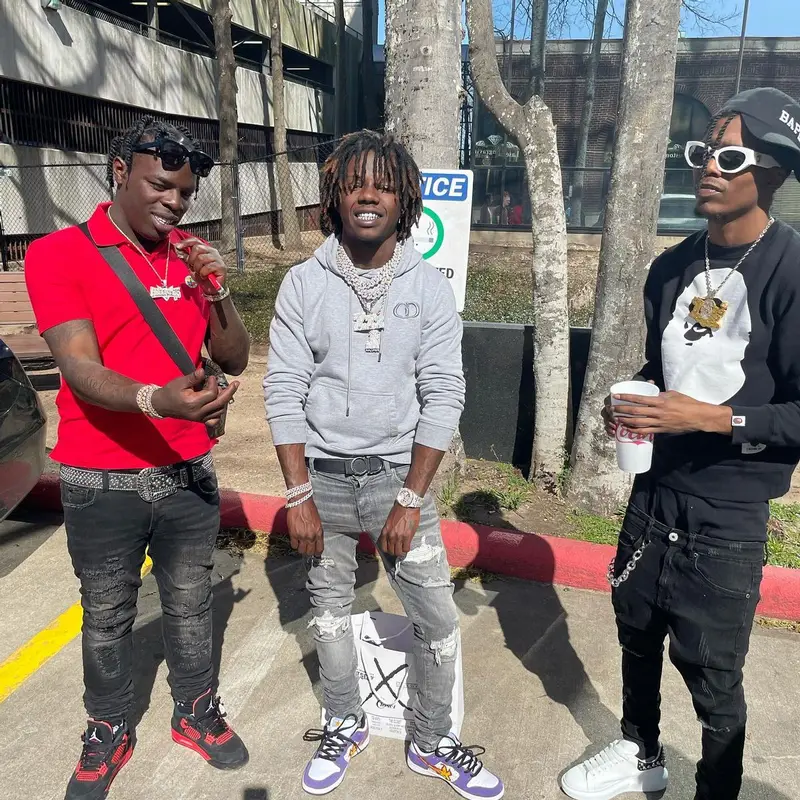 Jackboy outfit in Dior, Amiri, and Playboy, 2022