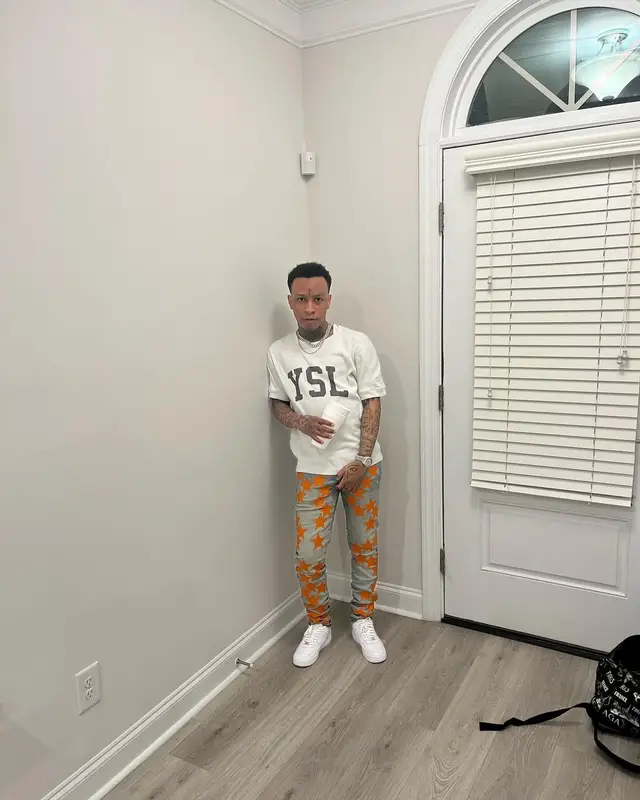 SG Tip outfit in Saint Laurent, Amiri, and Chemist, 2022