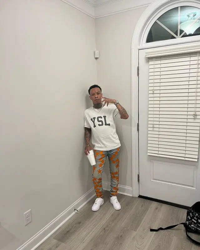 SG Tip outfit in Saint Laurent, Amiri, and Chemist, 2022