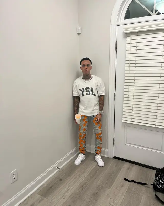 SG Tip outfit in Saint Laurent, Amiri, and Chemist, 2022