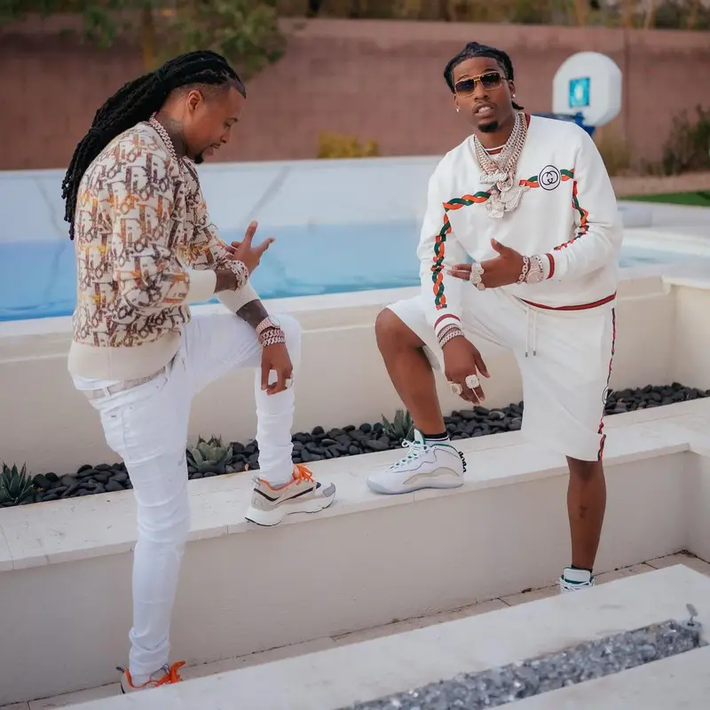 CJ So Cool outfit in Gucci and Jordan, 2022