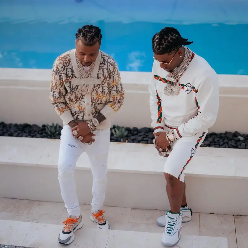 CJ So Cool outfit in Gucci and Jordan, 2022