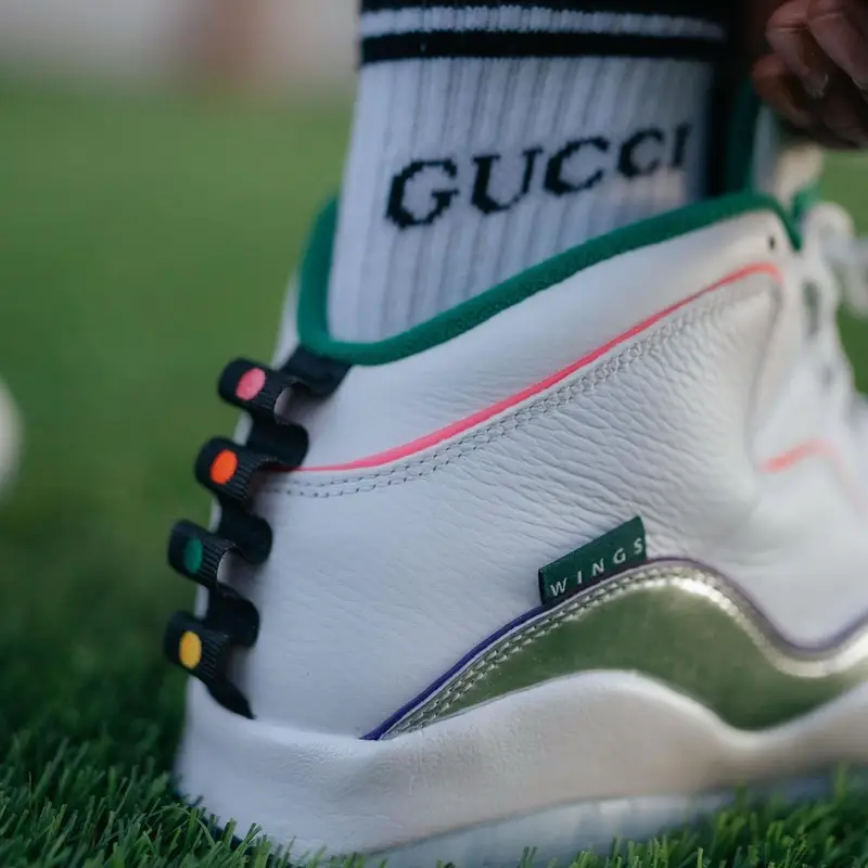 CJ So Cool outfit in Gucci and Jordan, 2022