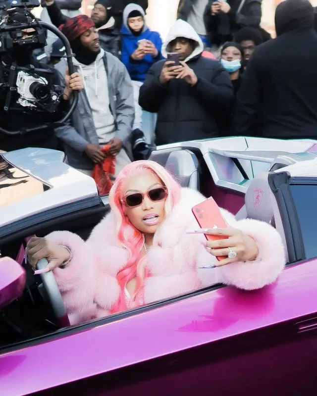 Nicki Minaj outfit in Balenciaga and Dior, 2022