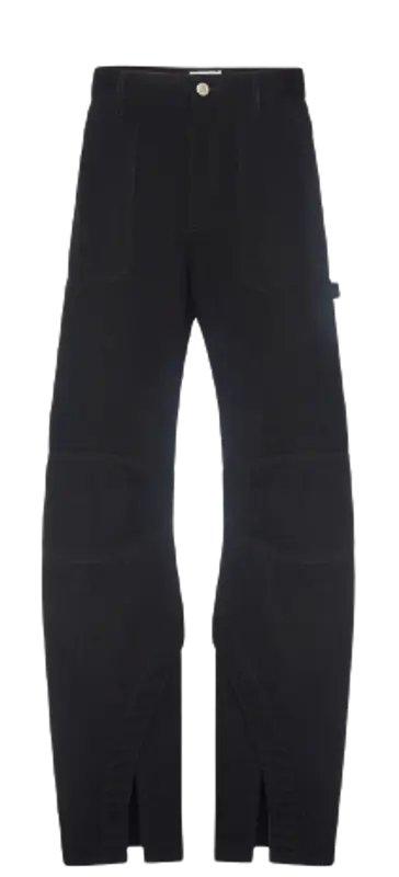 The Attico Black Denim Pants $790