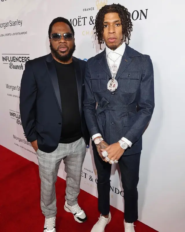 NLE Choppa outfit in Damari and Maison Margiela, 2022