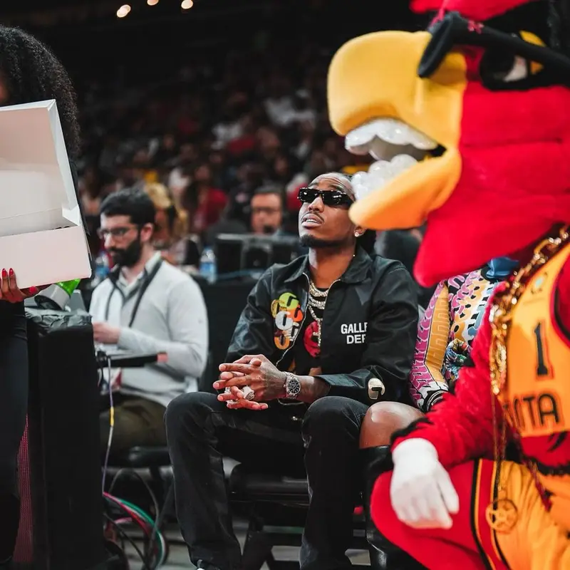 Quavo outfit in Gallery Dept., Givenchy, and Prada, 2022
