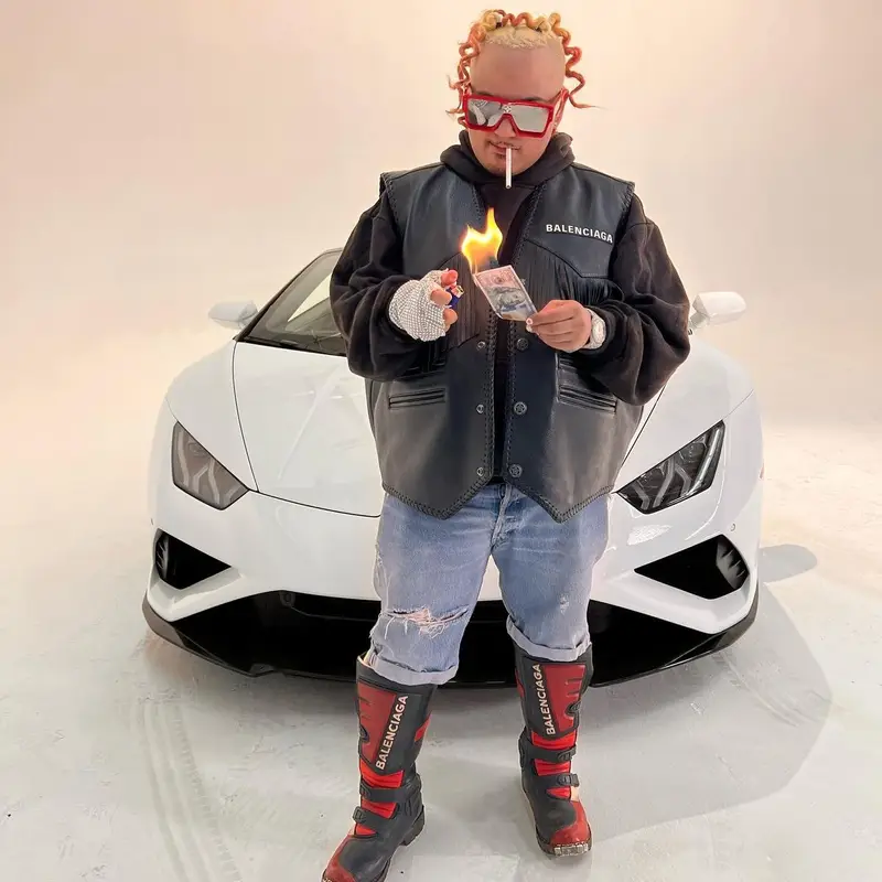 Nessly outfit in Thirteen Studios, Balenciaga, and Louis Vuitton, 2022