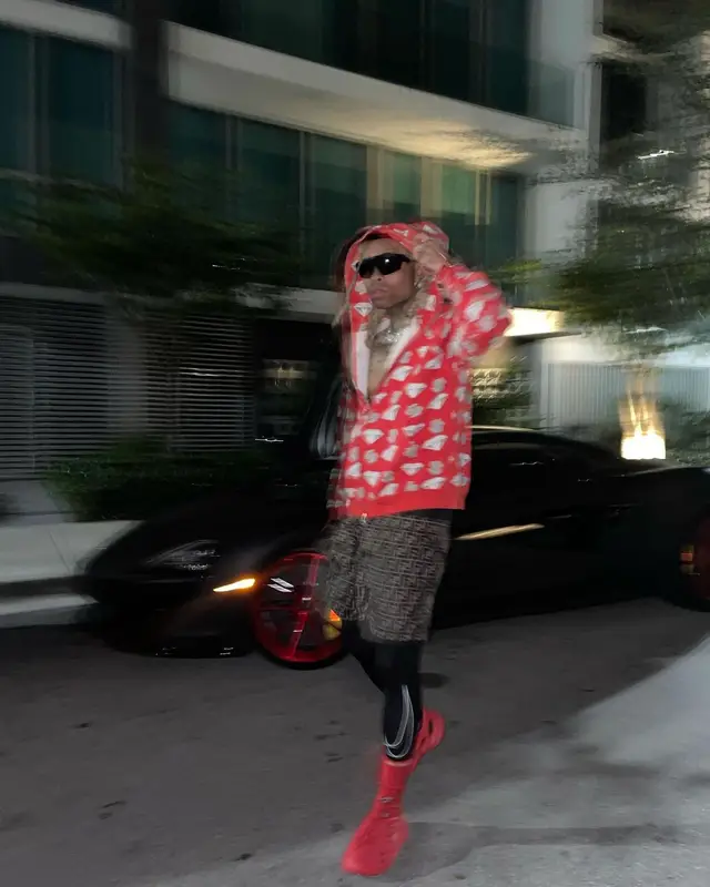 Ronny J outfit in Billionaire Boys Club, Prada, and Fendi, 2022