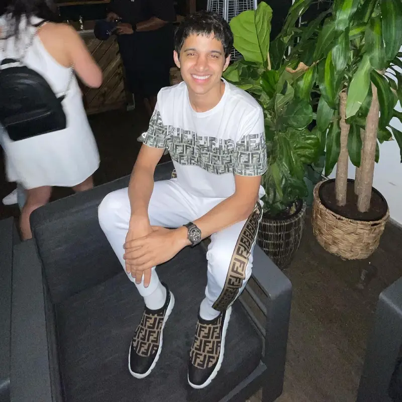 Zahir outfit in Fendi, 2021