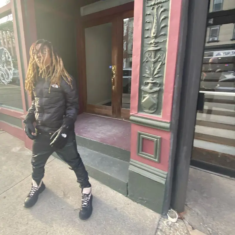 Tana outfit in The North Face, Alexander McQueen, and Ray-Ban, 2022