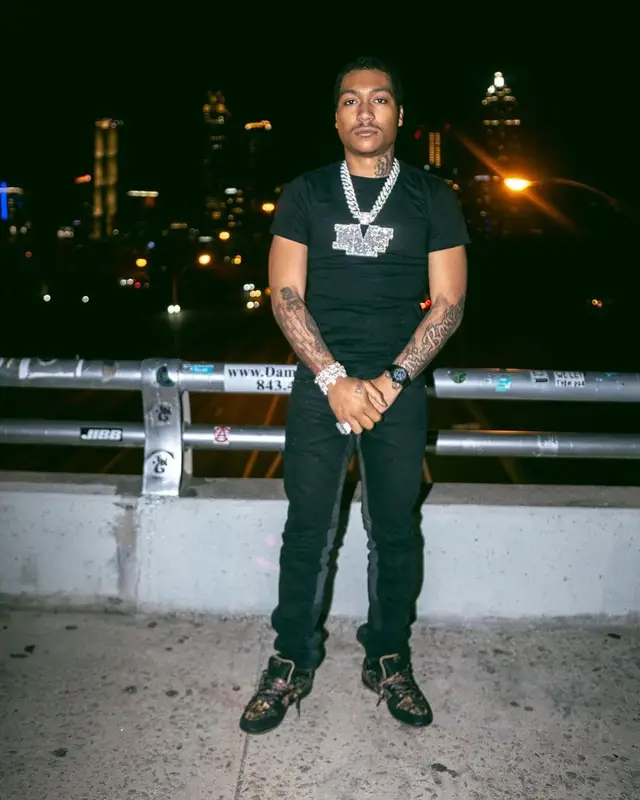 Lil Meech outfit in Hanes, Lanvin, and Gallery Dept., 2022