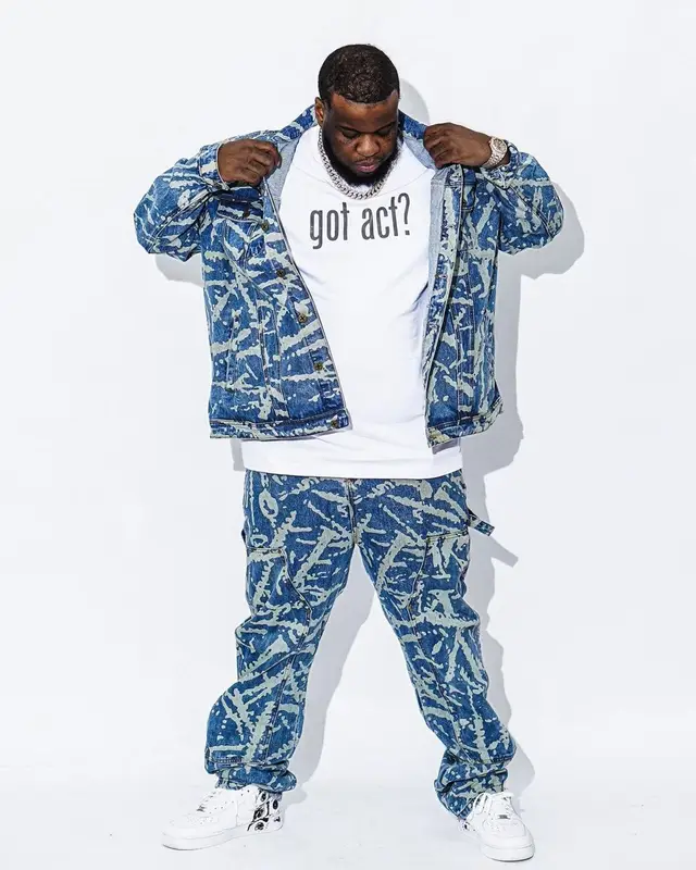 Maxo Kream outfit in Stayav8ted and Slumped, 2022