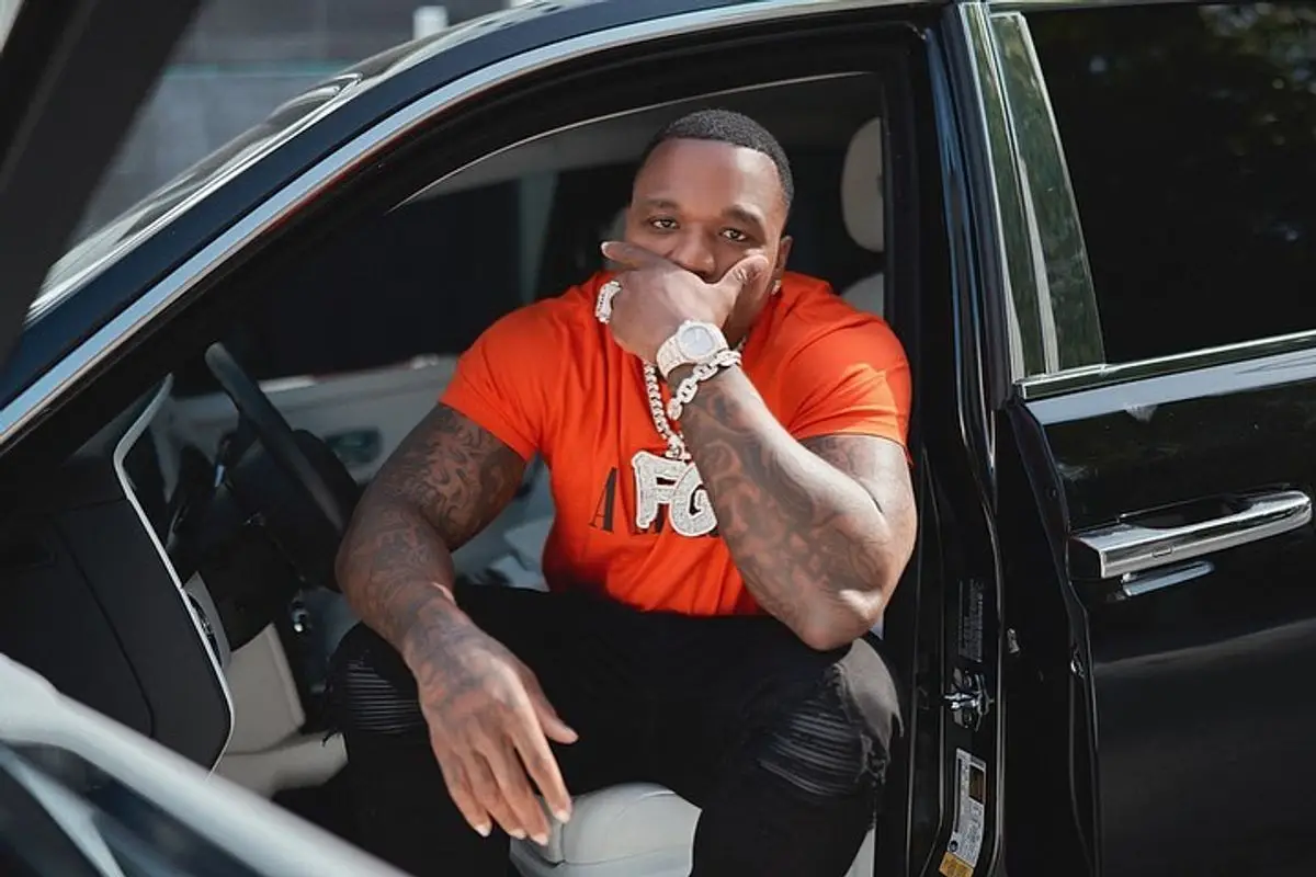 BandMan Kevo outfit in Amiri and Prada, 2022