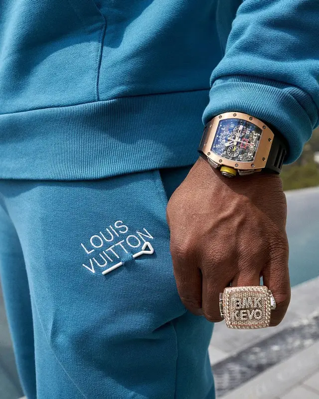 BandMan Kevo outfit in Louis Vuitton, 2022