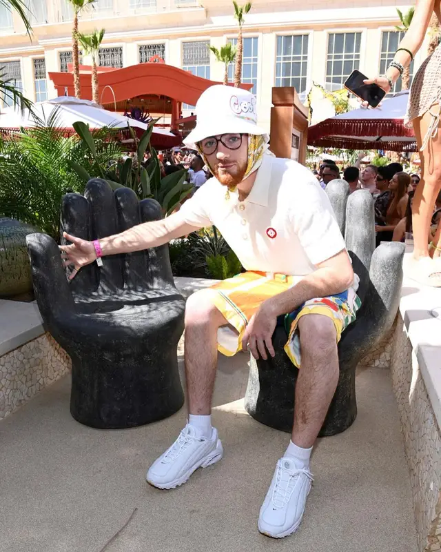 Angus Cloud outfit in Casablanca, Nike, and Versace, 2022
