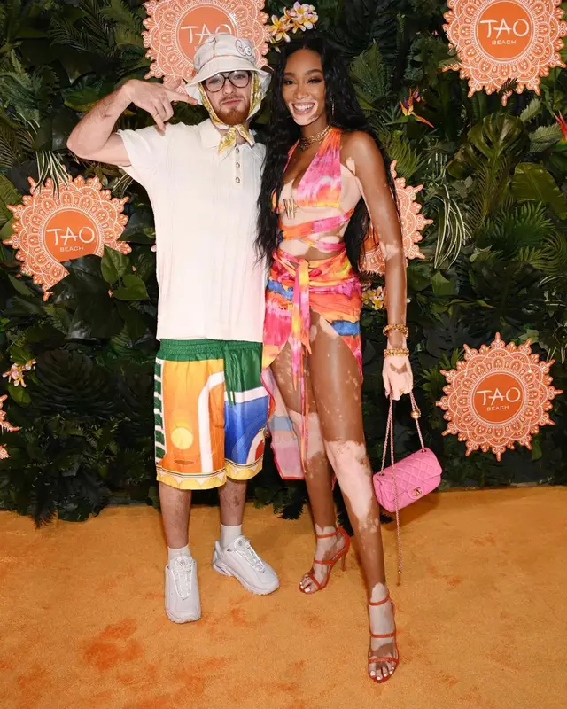 Angus Cloud outfit in Casablanca, Nike, and Versace, 2022