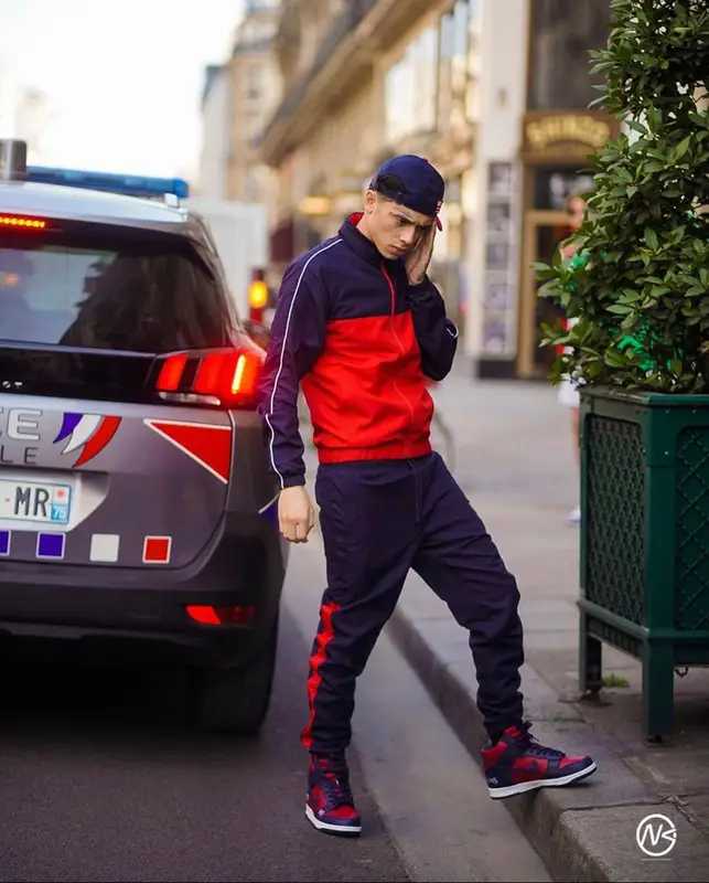 Central Cee outfit in OVO, Supreme, and Nike, 2022