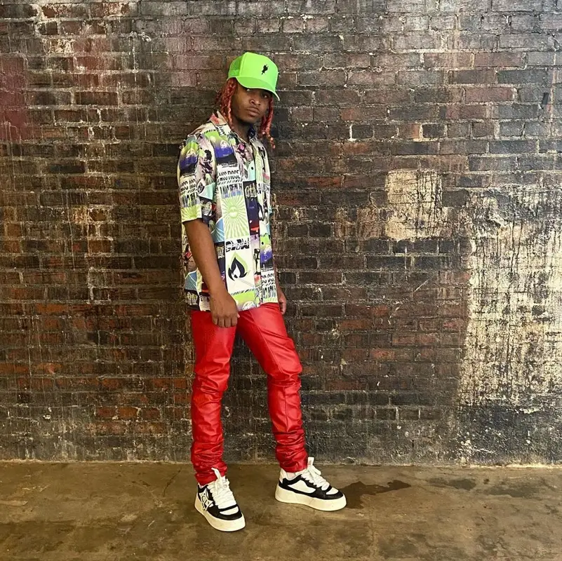 Lil Keed outfit in Sxl, 2021