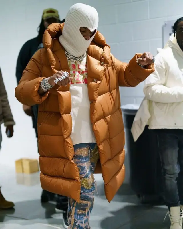 Lil Baby outfit in Rick Owens, Gallery Dept., and Burberry, 2022