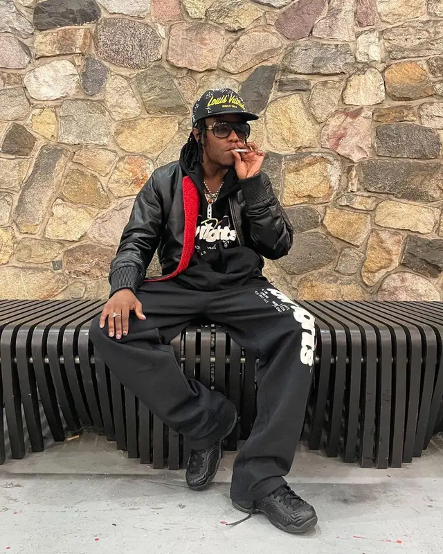 Ian Connor outfit in Low Lights Studios, 2022