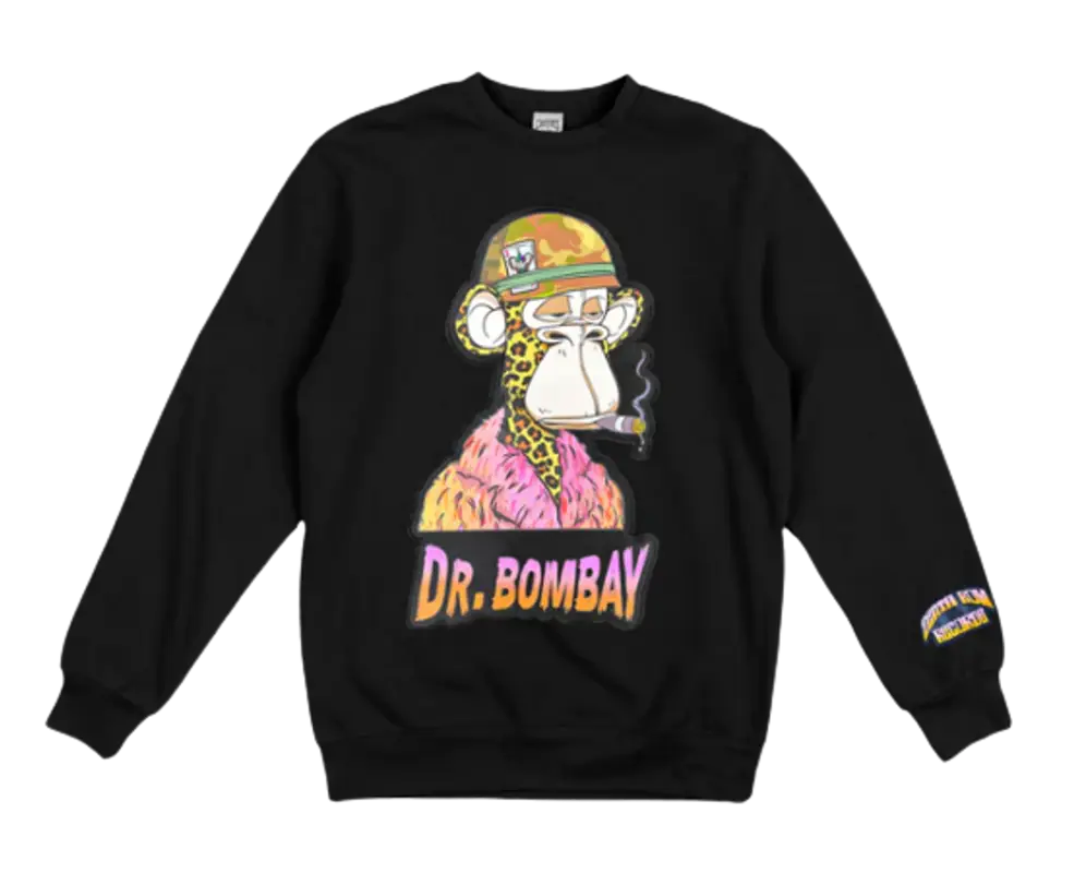 Death Row Records Bombay Crew Black Sweatshirt $180
