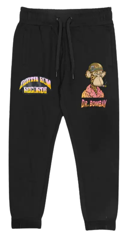 Death Row Records Bombay Black Sweatpants $180