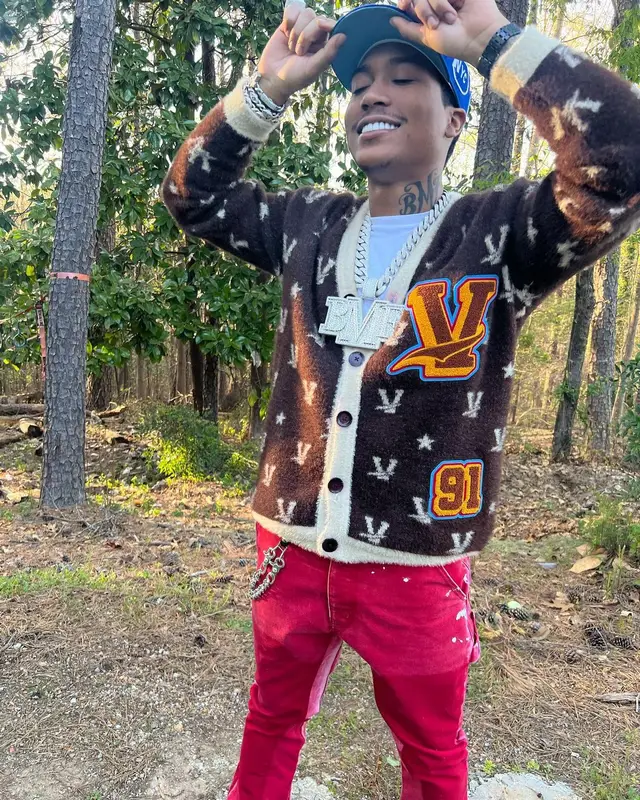 Lil Meech outfit in Vicieux, Gallery Dept., and Nike, 2022