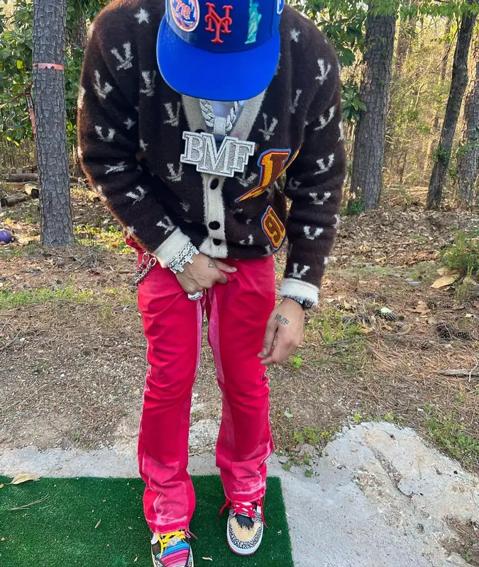 Lil Meech outfit in Vicieux, Gallery Dept., and Nike, 2022