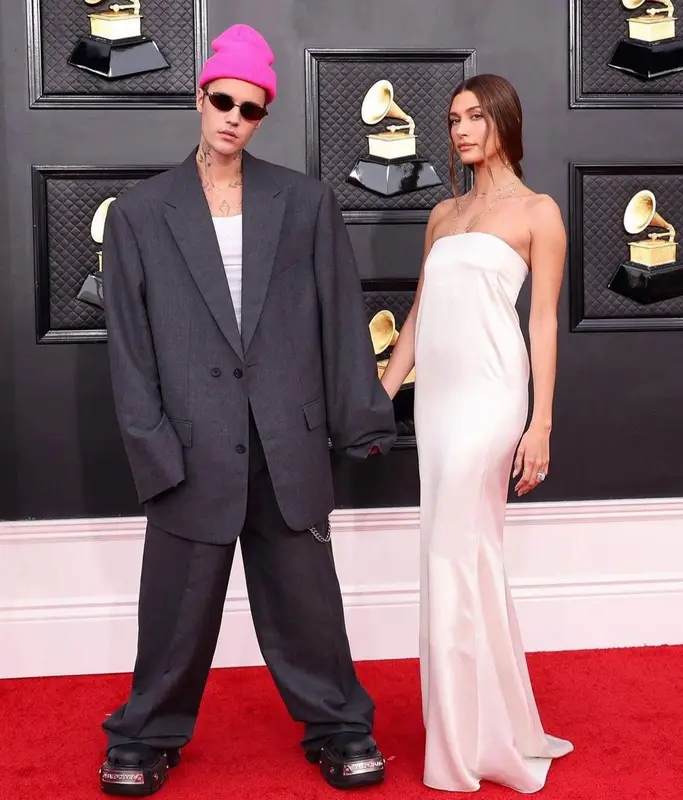 Justin Bieber outfit in Balenciaga, X Karla, and Crocs, 2022