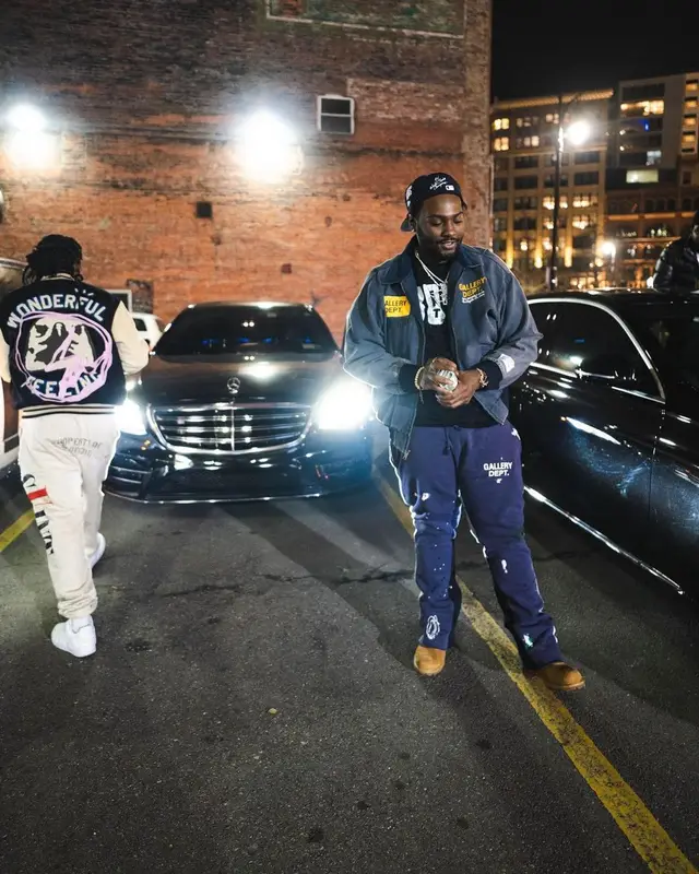 Peezy outfit in Gallery Dept., Peezy Merch, and Timberland, 2022