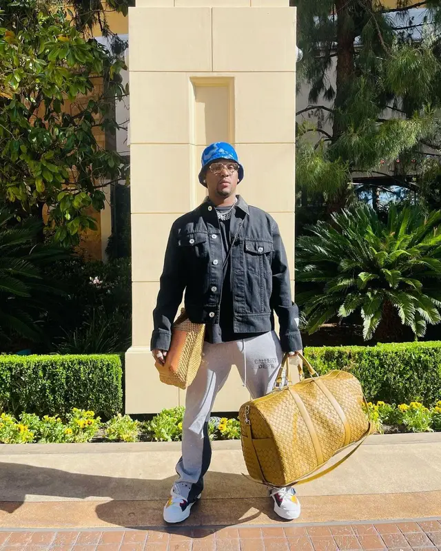 HitBoy outfit in Lanvin, Tod's, and Gallery Dept., 2022