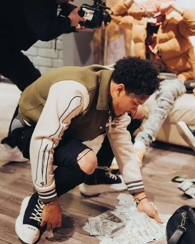 K Suave outfit in Amiri and Rick Owens, 2022
