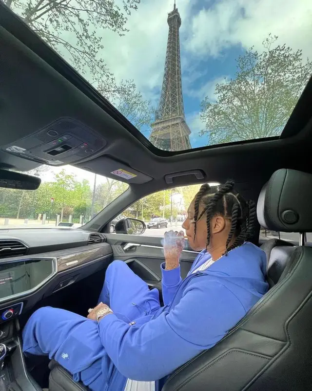 Digga D outfit in Polo Ralph Lauren, Ralph Lauren, and Nike, 2022