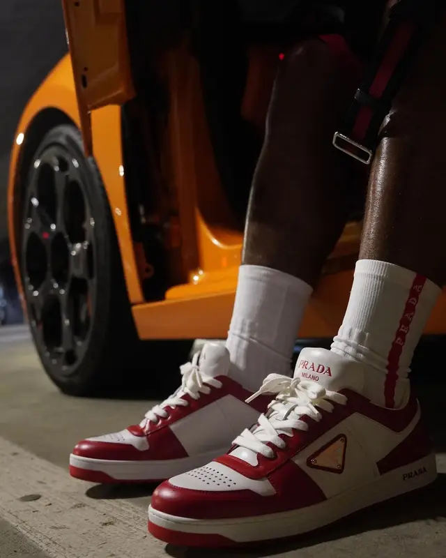 Jacquees outfit in Prada, 2022