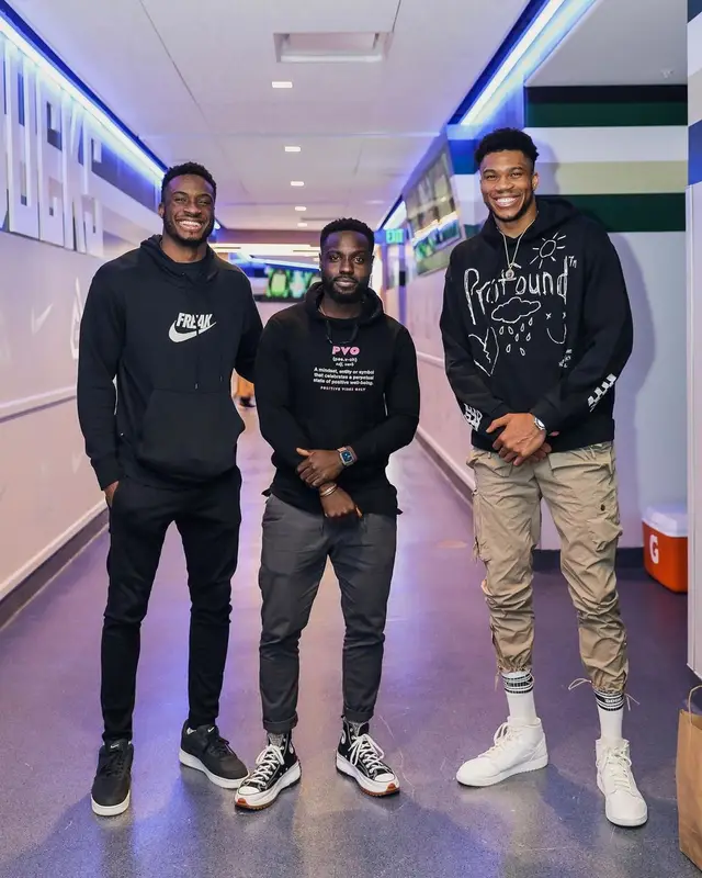 Giannis Antetokounmpo outfit in Profound and Nike, 2022