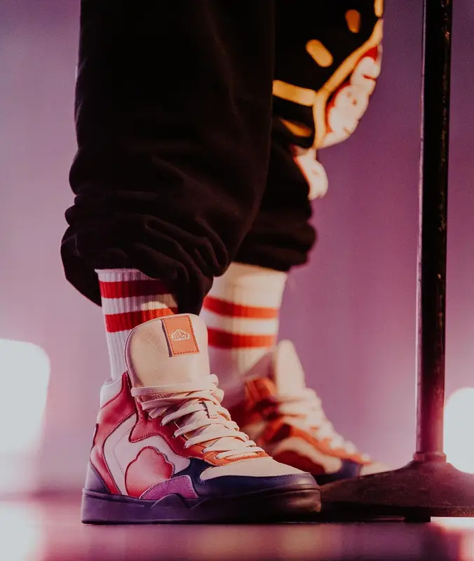 J. Cole outfit in Mitchell & Ness and Dreamer, 2021