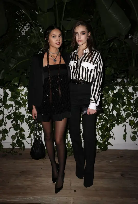 Olivia Rodrigo outfit in Saint Laurent and Kate Ross, 2021
