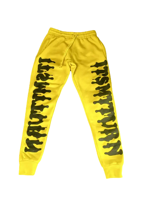 It's My Turn University University Logo Yellow Pants $125
