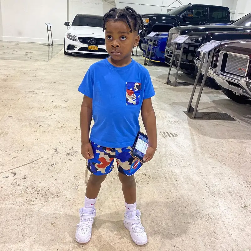 Jason Armani outfit in Moncler and Nike, 2020