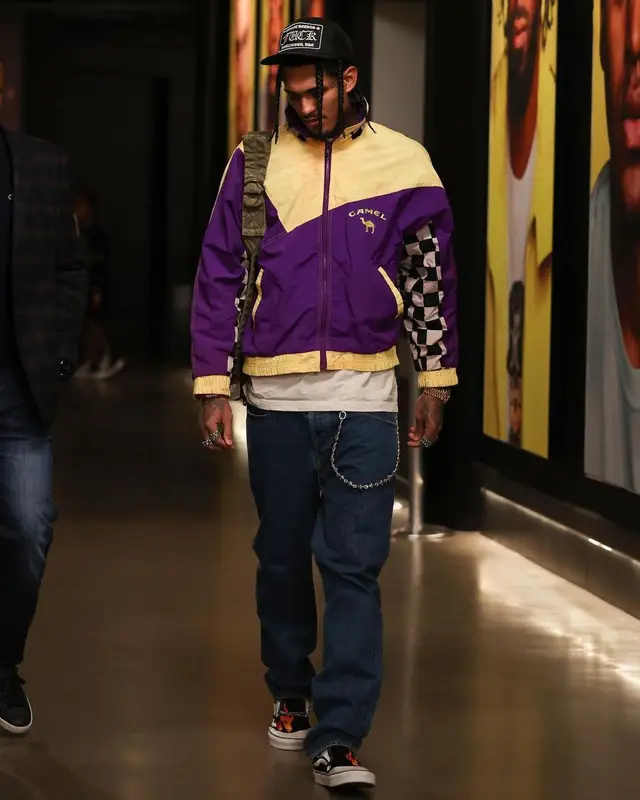 Jordan Clarkson outfit in Chrome Hearts, 2022