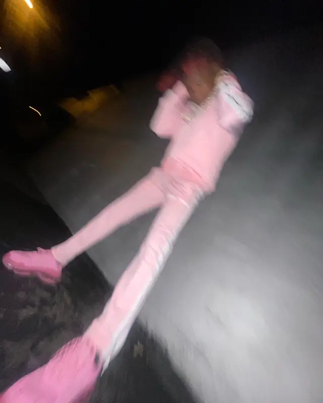 YNW BSlime outfit in Palm Angels and Balenciaga, 2022