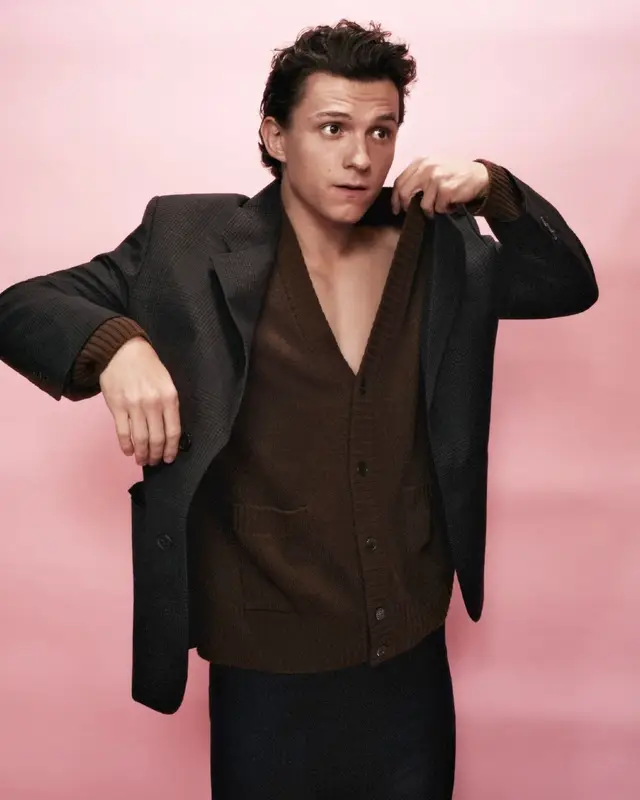 Tom Holland outfit in Prada, 2022