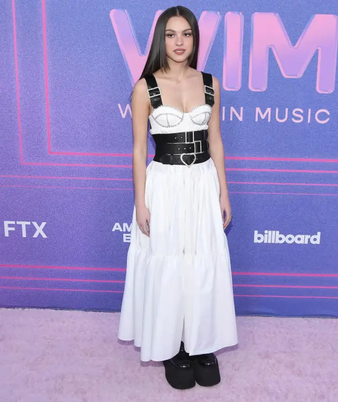 Olivia Rodrigo outfit in GCDS and Area, 2022