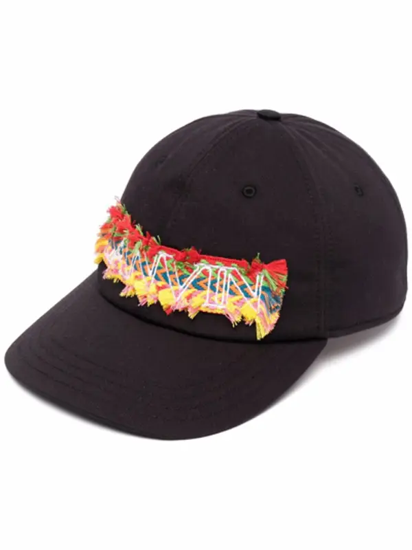Lanvin Embroidered-logo Baseball Cap In Black $234