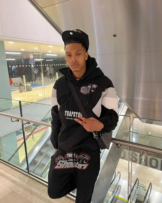 Nemzzz outfit in Trapstar and Louis Vuitton, 2022
