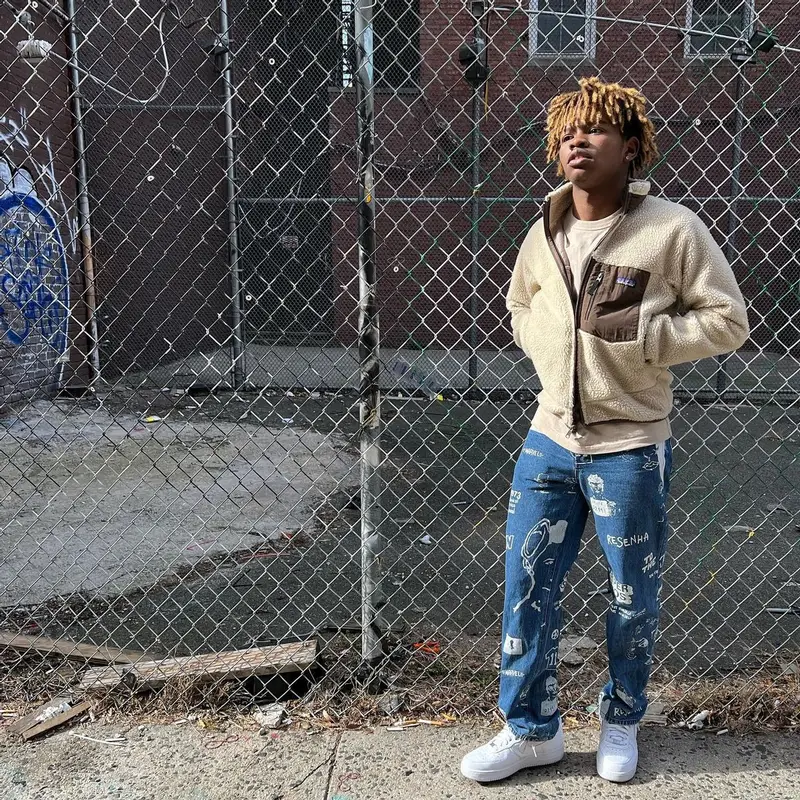 Tokin outfit in Patagonia, KidSuper, and Nike, 2022