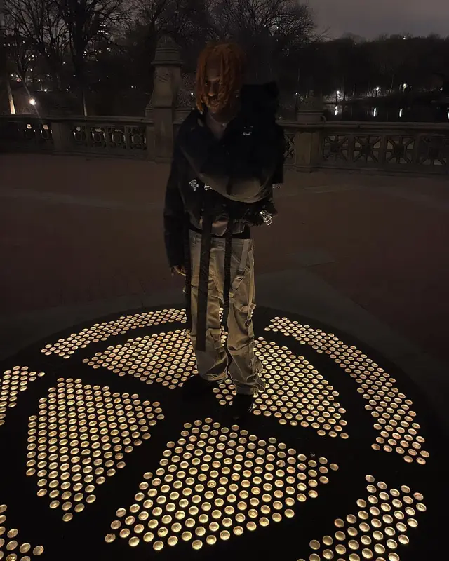 Dro Kenji outfit in Craig Green, Dolce & Gabbana, and Rick Owens, 2022