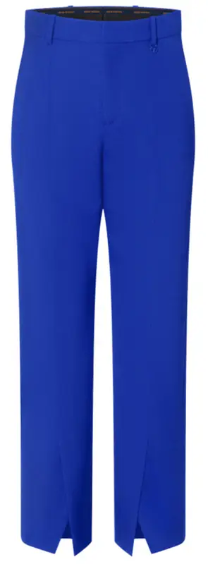 Louis Vuitton Blue Slit Evening Trousers $1370